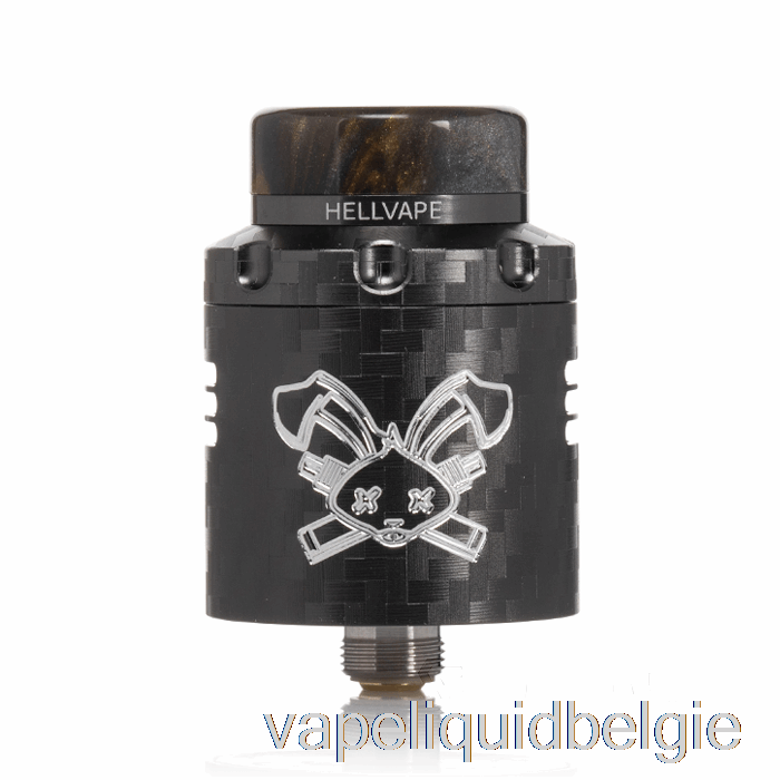 Vape Smaken Hellvape Dead Konijn V3 24mm Rda Gunmetal Koolstofvezel